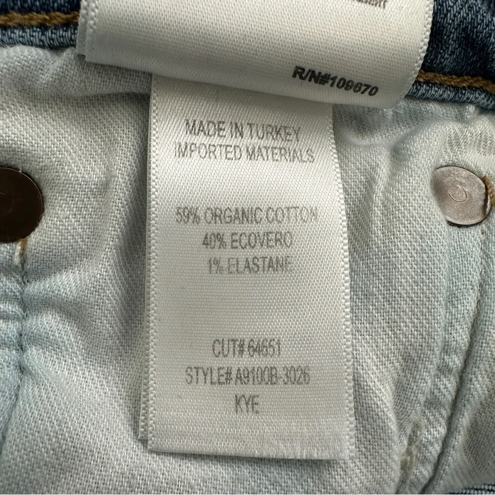 Agolde KYE High Rise Straight Leg  Jeans - Picture 9 of 10